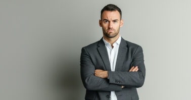 Man with arms crossed