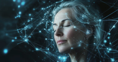 Woman with a sharp mind