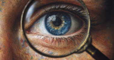 An eye symbolising focus