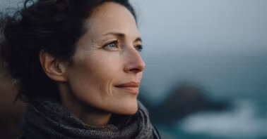 Woman looking into the distance