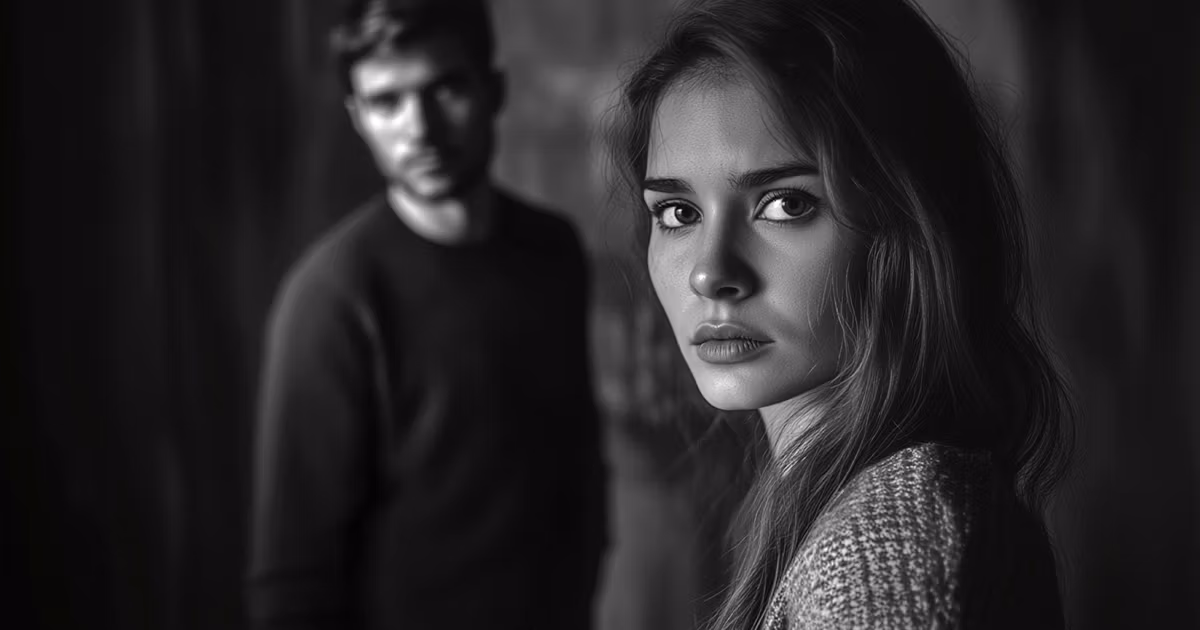 Representation of a woman as the victim