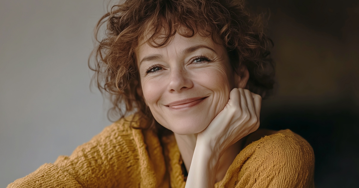 An authentic looking woman