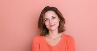 Open-minded and confident woman