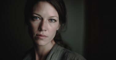 Woman looking unhappy