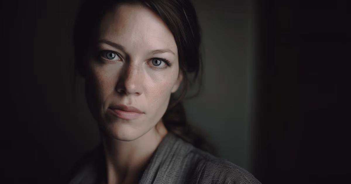 Woman looking unhappy