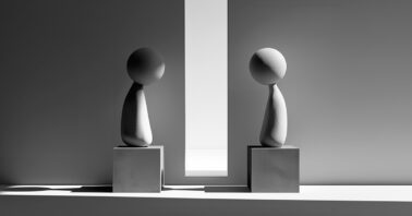 Symbolising closeness and space in a relationship