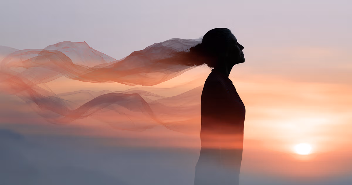 Silhouette of a woman