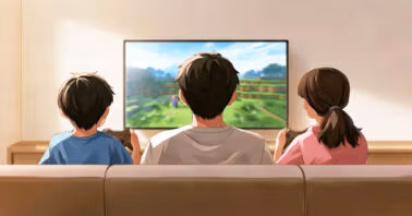 Gaming session with the kids