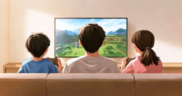 Gaming session with the kids