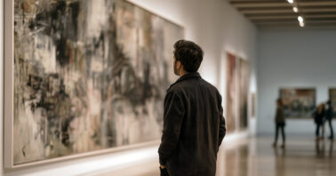 Solo at the art gallery