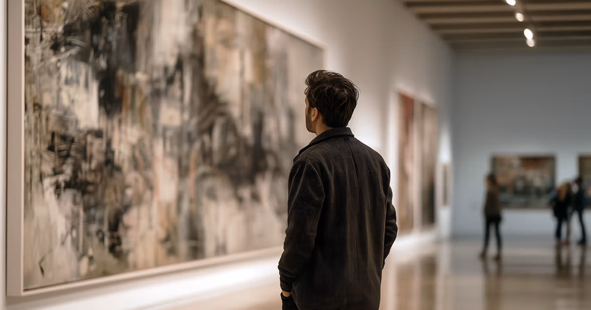 Solo at the art gallery
